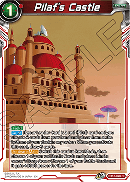 BT10-028 - Pilaf's Castle - Common FOIL - 2ND EDITION