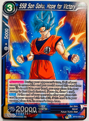 BT10-036 - SSB Son Goku, Hope for Victory - Uncommon