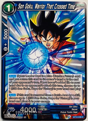 BT10-038 - Son Goku, Warrior That Crossed Time - Common