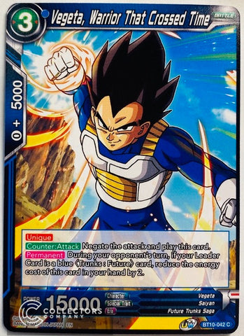 BT10-042 - Vegeta, Warrior That Crossed Time - Common