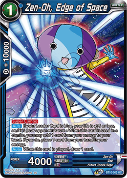 BT10-055 - Zen-Oh, Edge of Space - Uncommon FOIL - 2ND EDITION