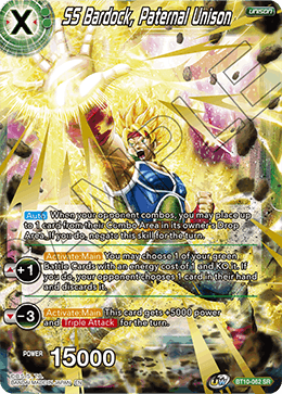 BT10-062 - SS Bardock, Paternal Unison - Super Rare - 2ND EDITION