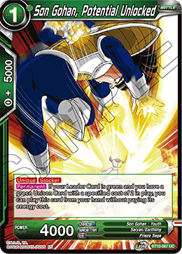 BT10-067 - Son Gohan, Potential Unlocked - Uncommon FOIL - 2ND EDITION