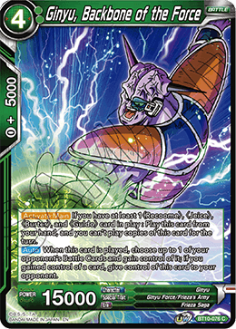 BT10-076 - Ginyu, Backbone of the Force - Common FOIL - 2ND EDITION