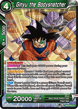 BT10-077 - Ginyu the Bodysnatcher - Common FOIL - 2ND EDITION