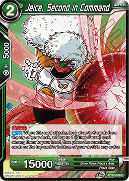 BT10-079 - Jeice, Second in Command - Common FOIL - 2ND EDITION