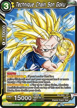 BT10-098 - Technique Chain Son Goku - Common FOIL - 2ND EDITION