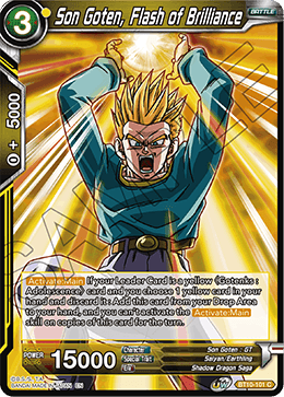 BT10-101 - Son Goten, Flash of Brilliance - Common FOIL - 2ND EDITION