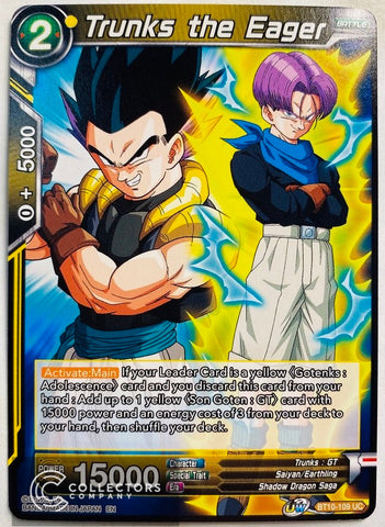 BT10-109 - Trunks the Eager - Uncommon