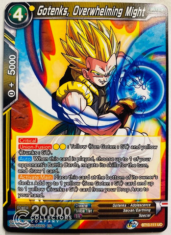 BT10-111 - Gotenks, Overwhelming Might - Uncommon