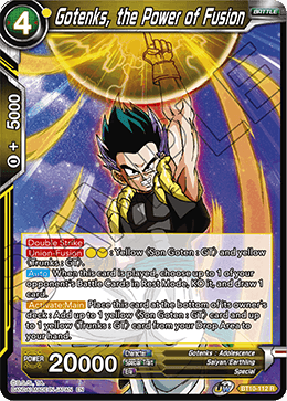 BT10-112 - Gotenks, the Power of Fusion - Rare - 2ND EDITION