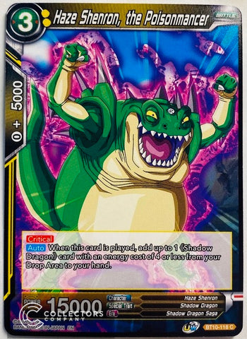 BT10-118 - Haze Shenron, the Poisonmancer - Common