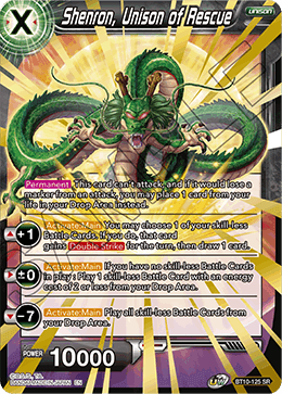 BT10-125 - Shenron, Unison of Rescue - Super Rare - 2ND EDITION