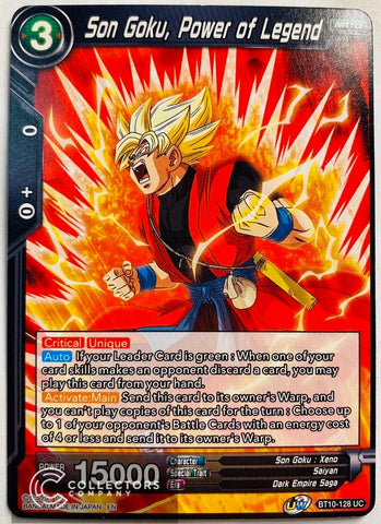 BT10-128 - Son Goku, Power of Legend - Uncommon