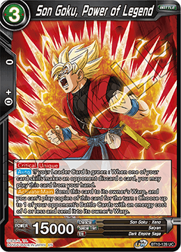 BT10-128 - Son Goku, Power of Legend - Uncommon FOIL - 2ND EDITION