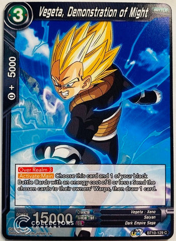 BT10-129 - Vegeta, Demonstration of Might - Common