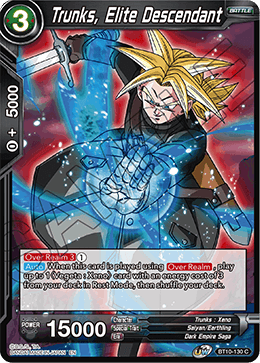 BT10-130 - Trunks, Elite Descendant - Common FOIL - 2ND EDITION