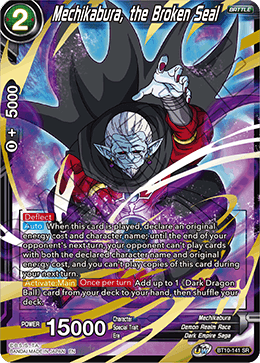 BT10-141 - Mechikabura, the Broken Seal - Super Rare - 2ND EDITION