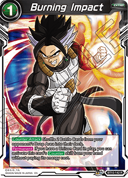 BT10-142 - Burning Impact - Rare - 2ND EDITION