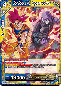 BT10-145 - Son Goku & Hit, Supreme Alliance - Rare FOIL - 2ND EDITION