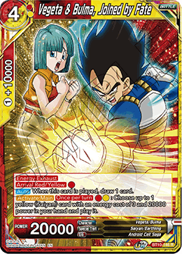 BT10-146 - Vegeta & Bulma, Joined by Fate - Rare - 2ND EDITION