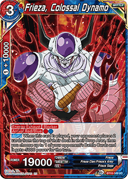 BT10-149 - Frieza, Colossal Dynamo - Uncommon FOIL - 2ND EDITION