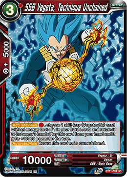 BT11-009 - SSB Vegeta, Technique Unchained - Uncommon FOIL