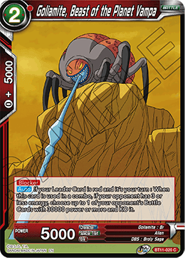 BT11-020 - Goliamite, Beast of the Planet Vampa - Common FOIL - 2ND EDITION