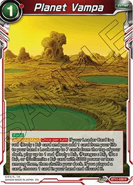 BT11-028 - Planet Vampa - Rare - 2ND EDITION