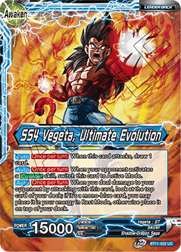 BT11-032 - SS4 Vegeta, Ultimate Evolution - Leader - Uncommon FOIL - 2ND EDITION