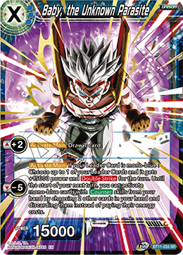 BT11-033 - Baby, the Unknown Parasite - Super Rare - 2ND EDITION