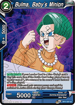 BT11-037 - Bulma, Baby's Minion - Uncommon