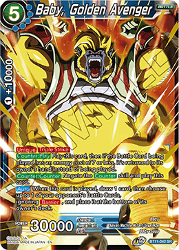 BT11-042 - Baby, Golden Avenger - Super Rare - 2ND EDITION