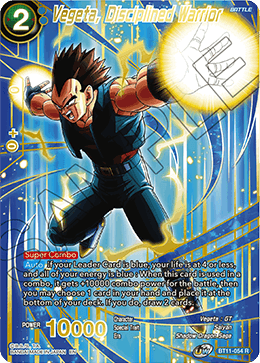 BT11-054 - Vegeta, Disciplined Warrior - Rare Alt Art