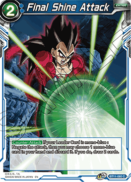 BT11-060 - Final Shine Attack - Common FOIL - 2ND EDITION