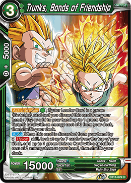 BT11-079 - Trunks, Bonds of Friendship - Common FOIL - 2ND EDITION