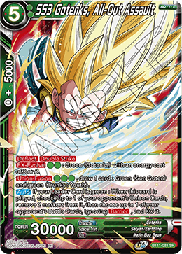 BT11-081 - SS3 Gotenks, All-Out Assault - Super Rare - 2ND EDITION