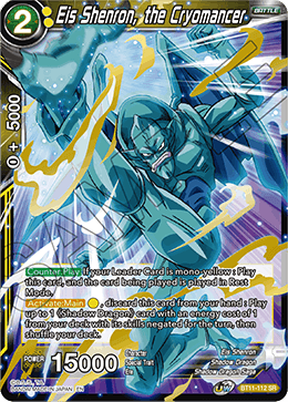 BT11-112 - Eis Shenron, the Cryomancer - Super Rare - 2ND EDITION