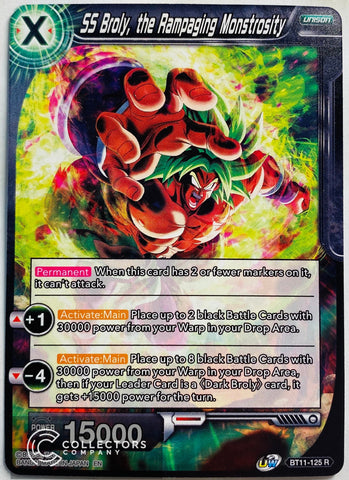 BT11-125 - SS Broly, the Rampaging Monstrosity - Rare