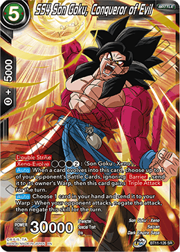 BT11-126 - SS4 Son Goku, Conqueror of Evil - Super Rare - 2ND EDITION