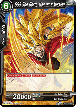 BT11-127 - SS3 Son Goku, Man on a Mission - Rare FOIL - 2ND EDITION