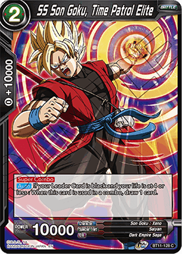 BT11-128 - SS Son Goku, Time Patrol Elite - Common FOIL - 2ND EDITION