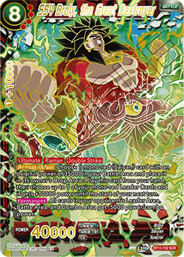 BT11-152 - SS4 Broly, the Great Destroyer - Secret Rare - 2ND EDITION