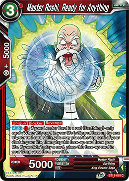 BT12-010 - Master Roshi, Ready for Anything - Common