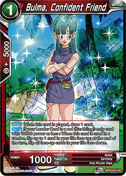 BT12-011 - Bulma, Confident Friend - Uncommon