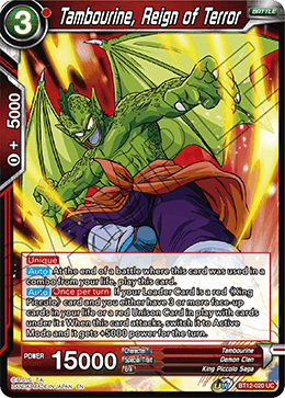 BT12-020 - Tambourine, Reign of Terror - Uncommon