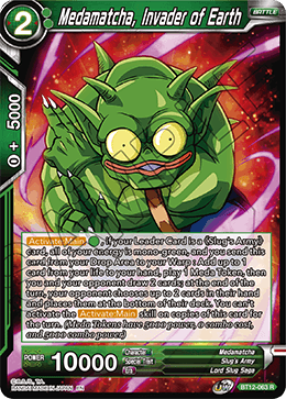 BT12-063 - Medamatcha, Invader of Earth - Rare