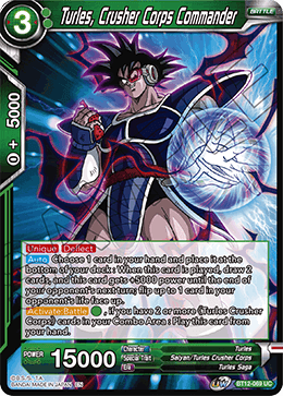 BT12-069 - Turles, Crusher Corps Commander - Uncommon