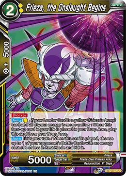 BT12-102 - Frieza, the Onslaught Begins - Uncommon