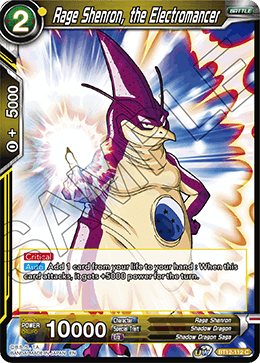 BT12-112 - Rage Shenron, the Electromancer - Common